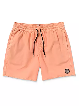 VOLCOM | Herren Badeshort Center Trunk 17 | koralle