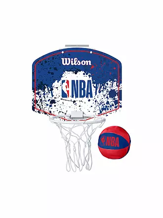 WILSON | NBA Team Mini Hoop Basketballkorb Los | blau