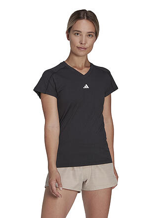 ADIDAS | Damen Fitnessshirt AEROREADY Train Essentials Minimal Branding V-Neck