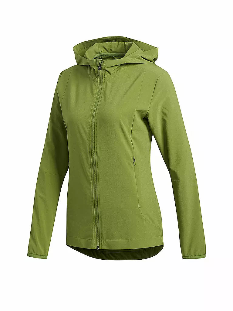 ADIDAS | Damen Fitness-Jacke Badge of Sport | grün