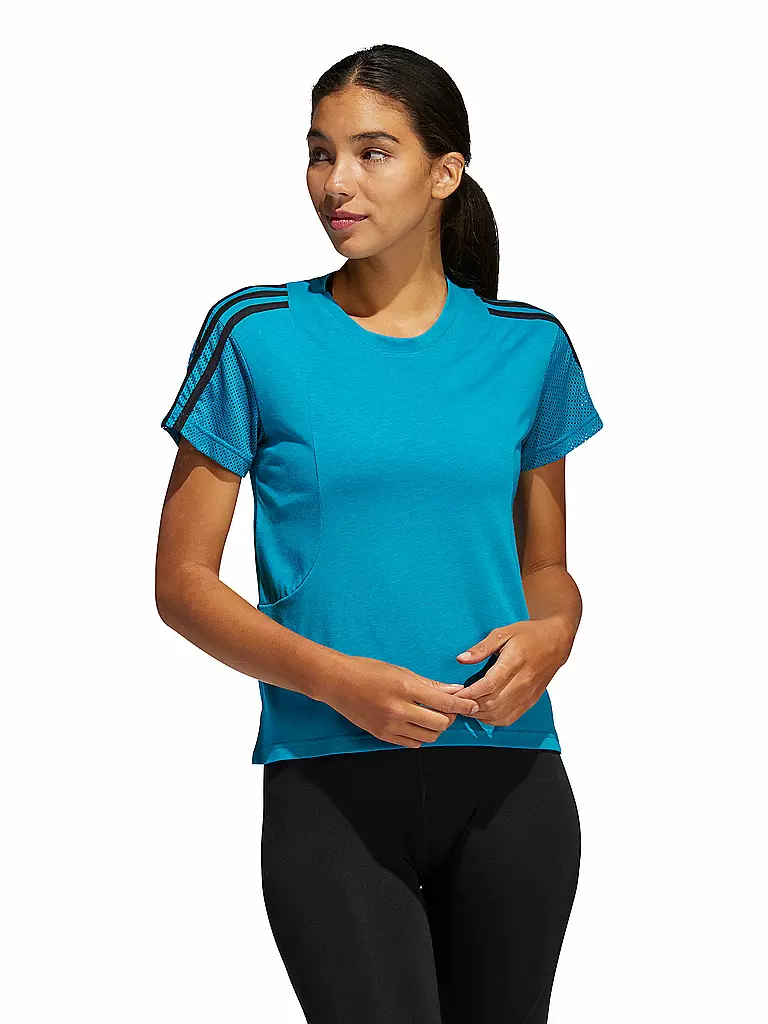 ADIDAS | Damen Fitness-Shirt 3S | blau