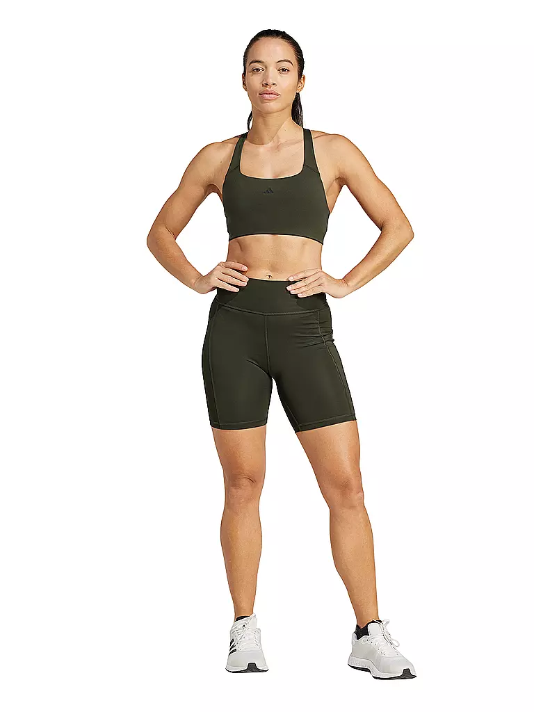 ADIDAS | Damen Fitnessradler Optime 7-Inch | braun