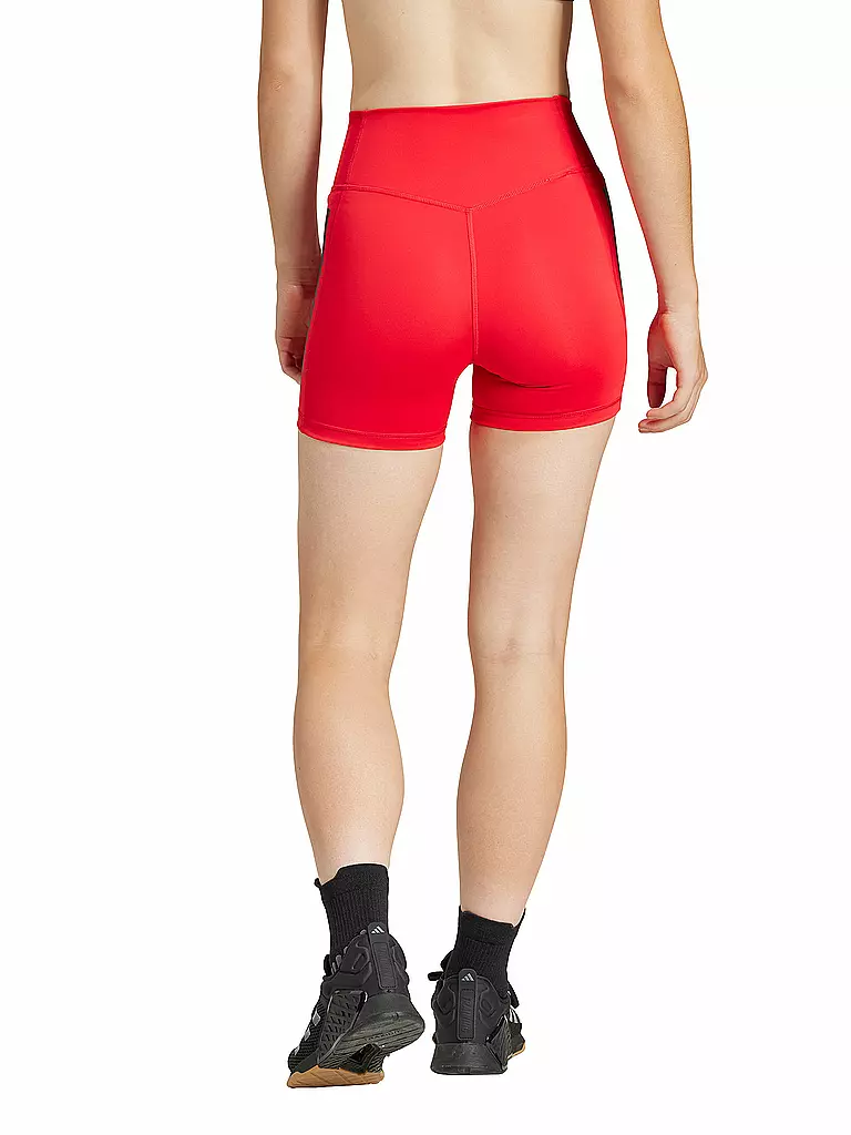 ADIDAS | Damen Fitnessshort OPT 3S | rot