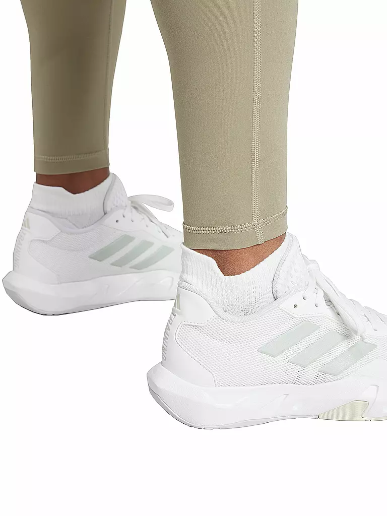 ADIDAS | Damen Fitnesstight Optime Essentials Stash Pocket | camel