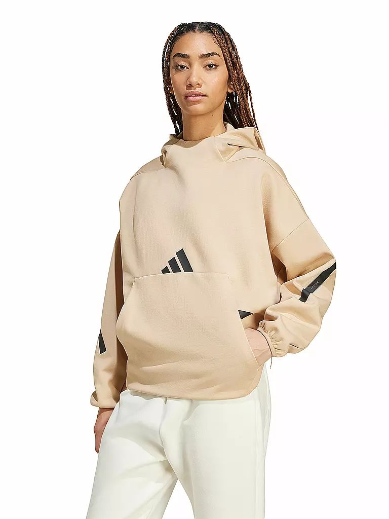 ADIDAS | Damen Hoodie Z.N.E. | camel