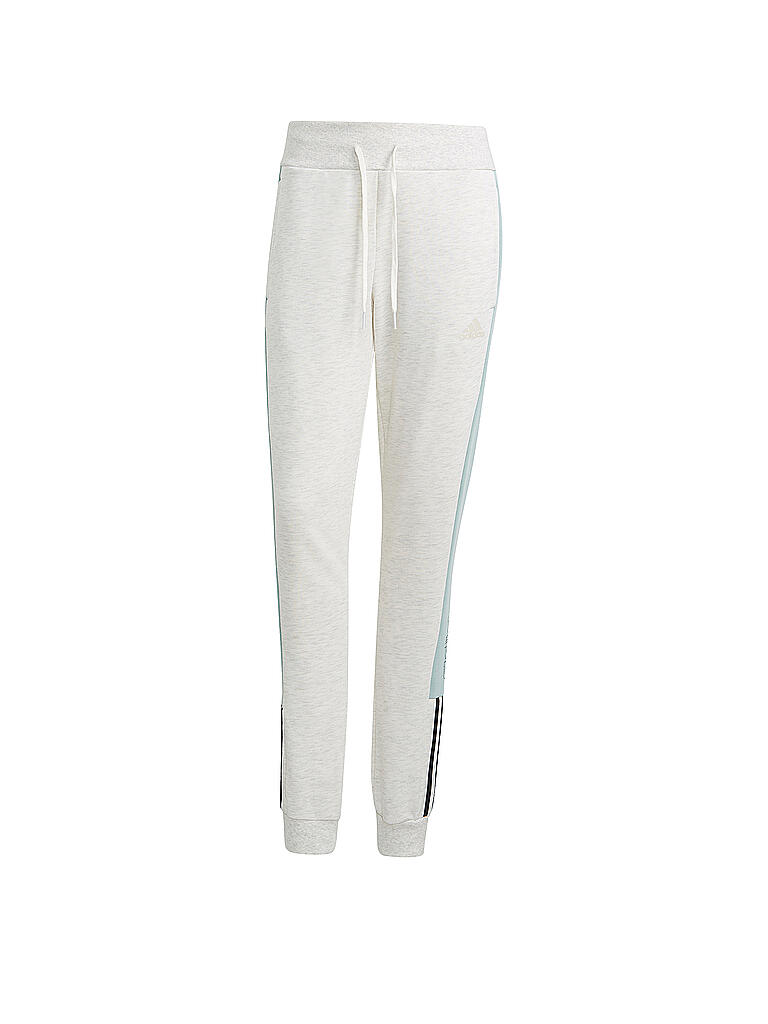 ADIDAS Damen Jogginghose Essential Logo beige | XS