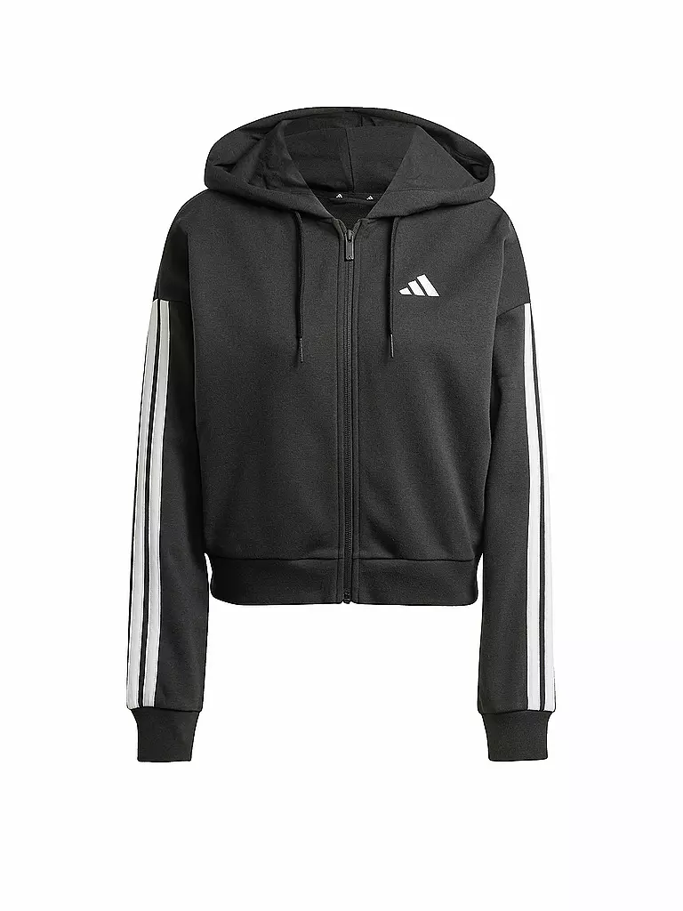 ADIDAS | Damen Kapuzenjacke 3S FT FZ | schwarz