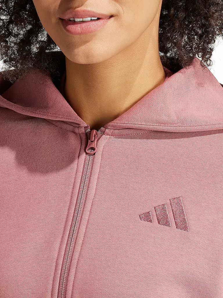 ADIDAS | Damen Kapuzenjacke ALL SZN Fleece  | dunkelrot