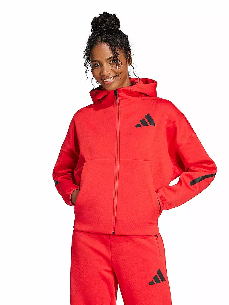 ADIDAS | Damen Kapuzenjacke ZNE | rot