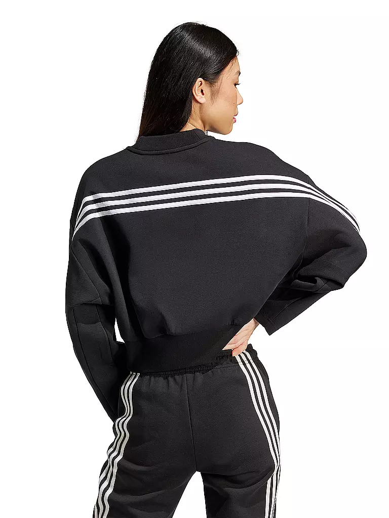 ADIDAS | Damen Sweater 3S Crop | schwarz