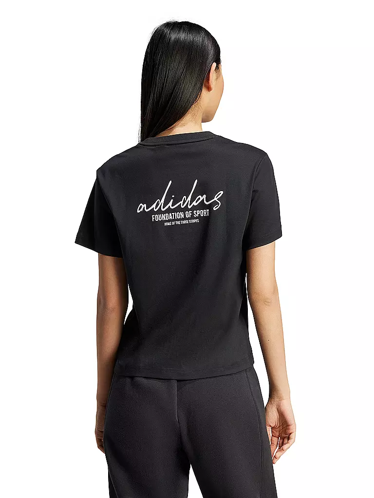 ADIDAS | Damen T-Shirt  | schwarz