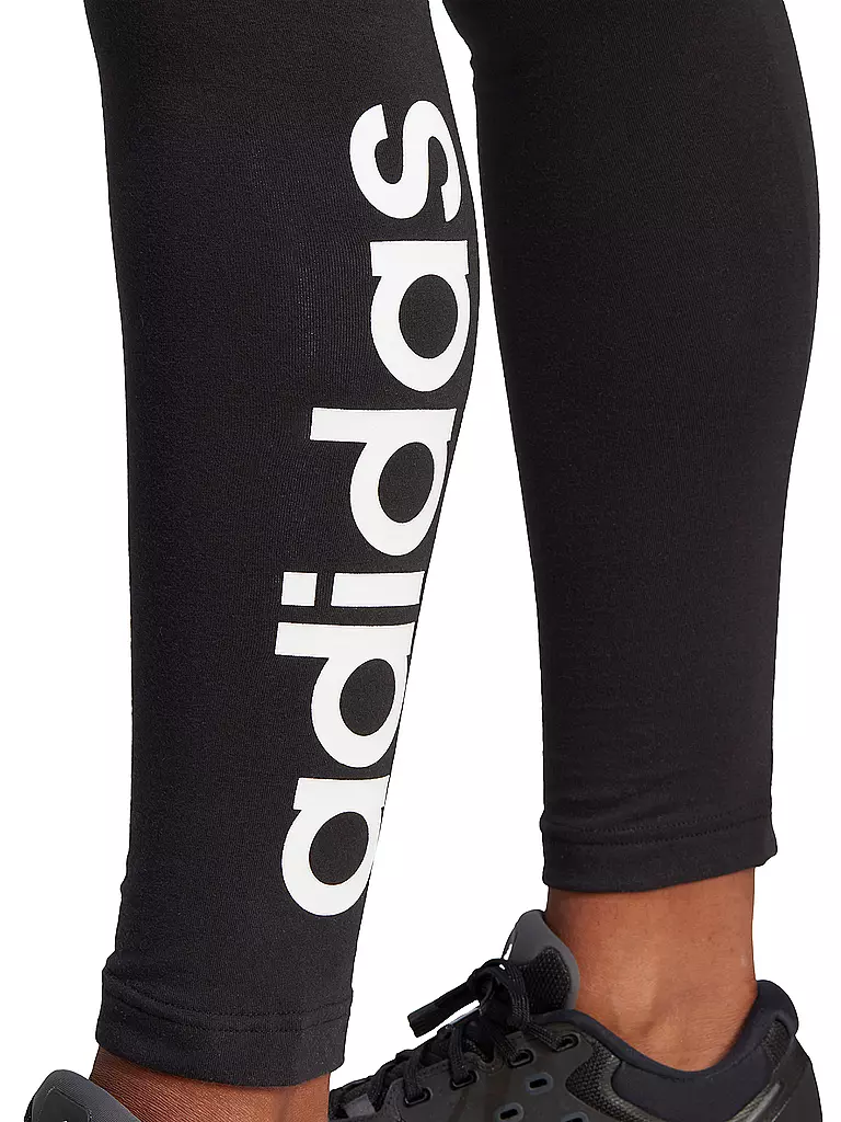 ADIDAS | Damen Tight Essentials High-Waisted Logo | schwarz