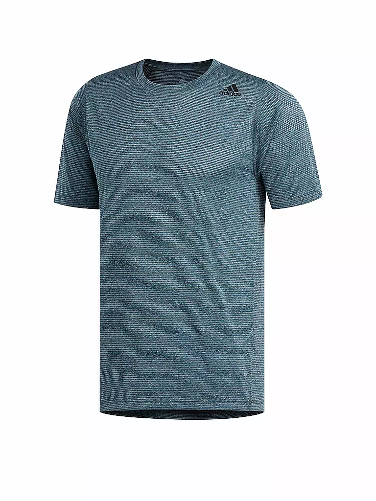 ADIDAS | Herren Fitness-Shirt FreeLift Tech Climacool Fitted | petrol