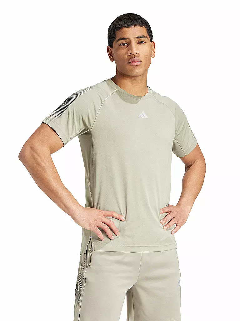 ADIDAS | Herren FItnessshirt Brandlove | olive