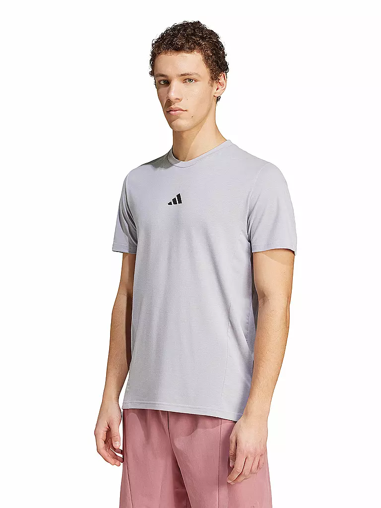 ADIDAS | Herren Fitnessshirt Designed for Training Workout | grau