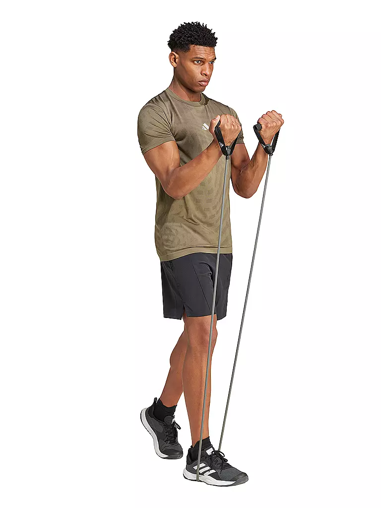 ADIDAS | Herren Fitnessshirt Gym+Seamless | olive