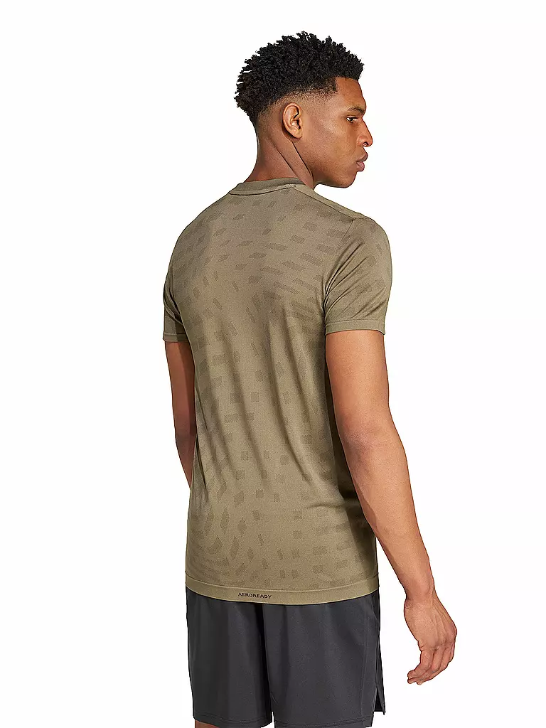 ADIDAS | Herren Fitnessshirt Gym+Seamless | olive