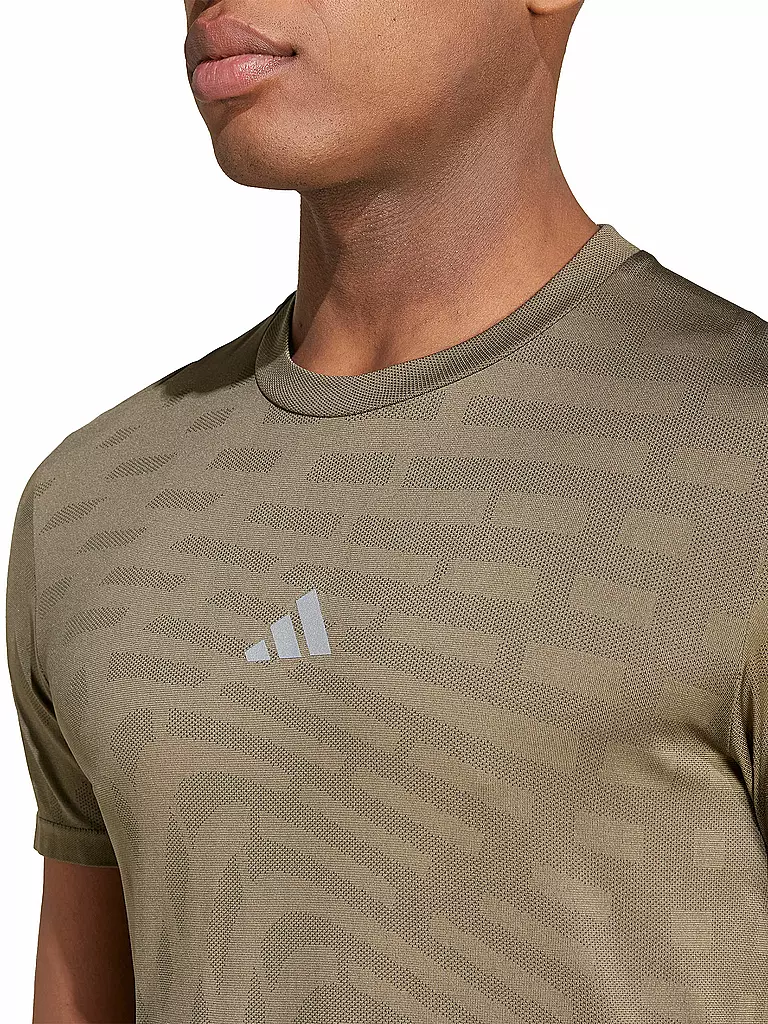 ADIDAS | Herren Fitnessshirt Gym+Seamless | olive