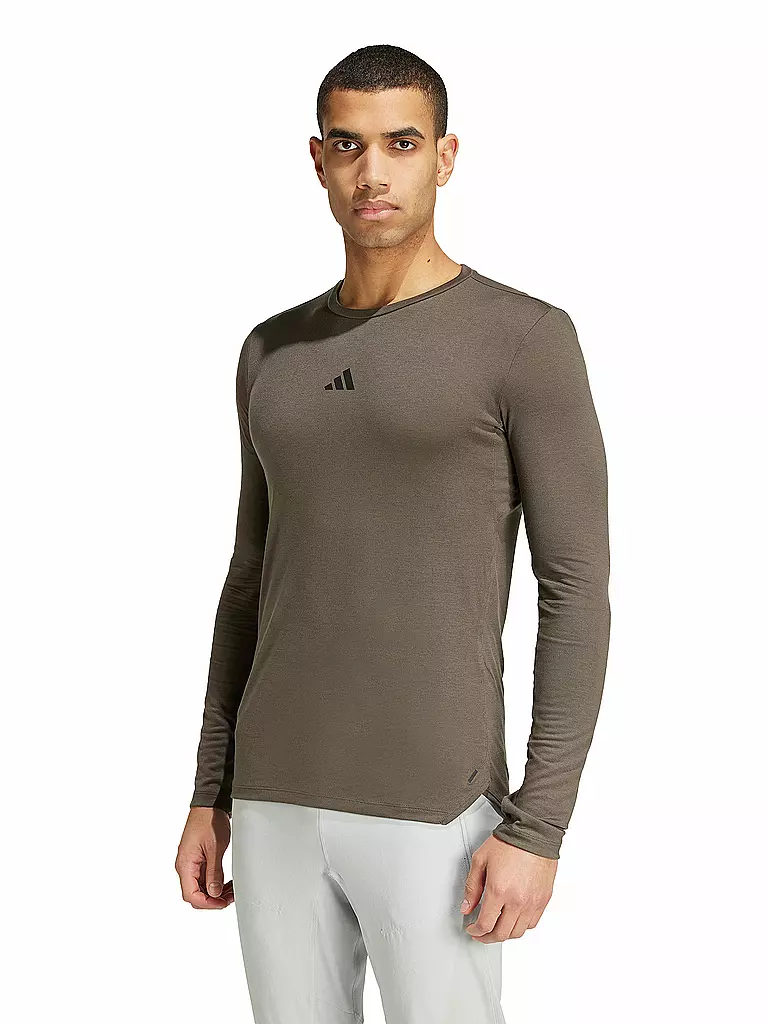 ADIDAS | Herren FItnessshirt Workout  | braun