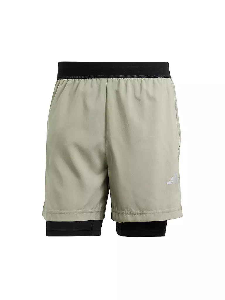 ADIDAS | Herren Fitnessshort Gym 2in1 | camel