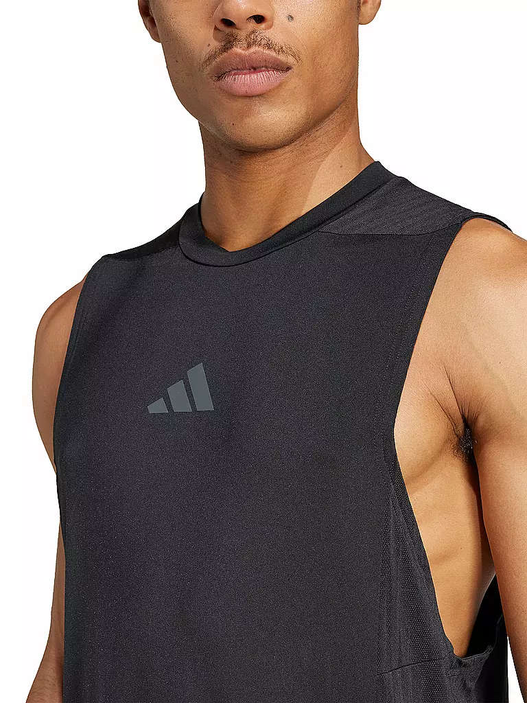 ADIDAS | Herren Fitnesstank D4T Intense | schwarz