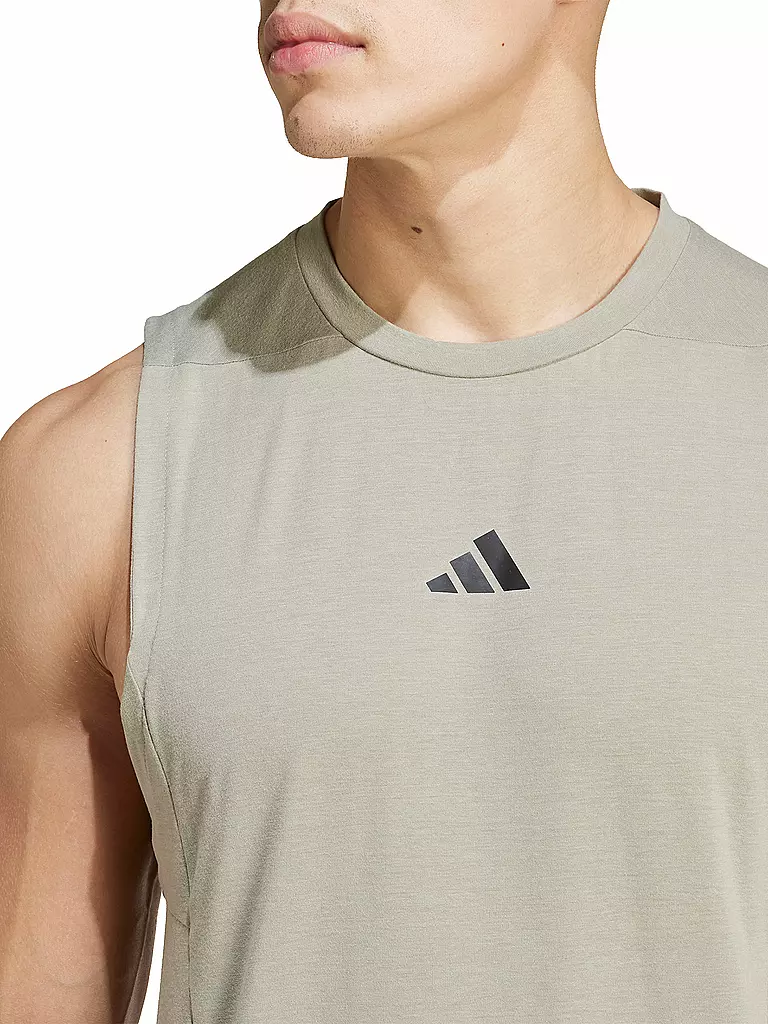 ADIDAS | Herren Fitnesstank Designed for Training Workout | camel