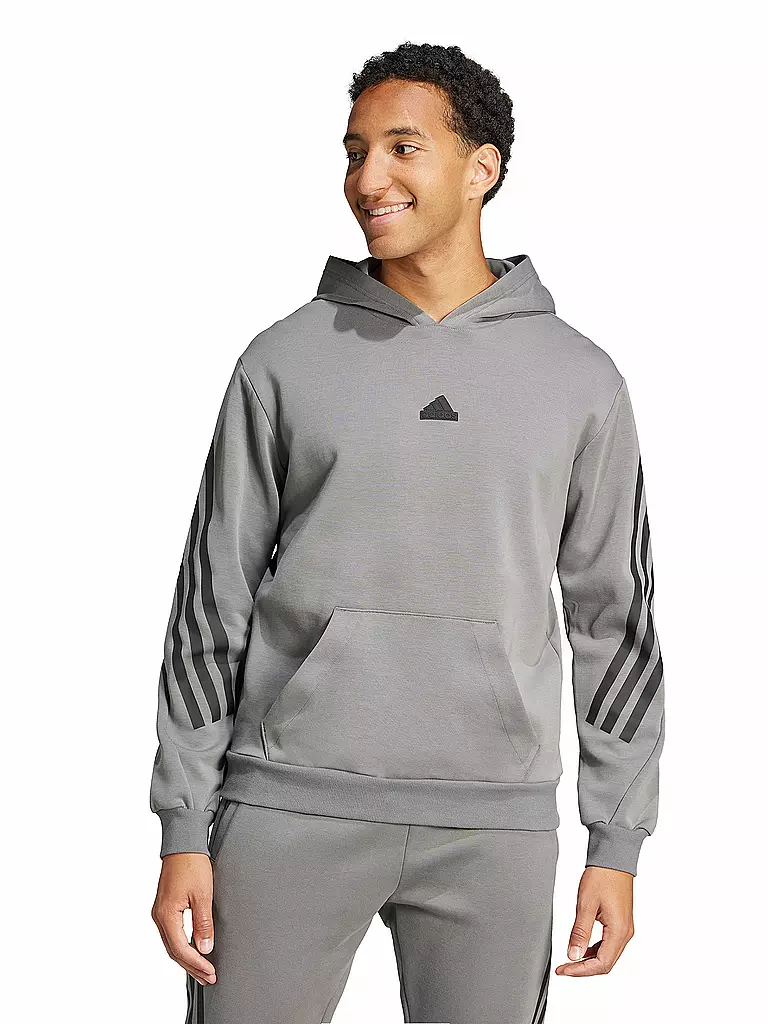 ADIDAS | Herren Hoodie Future Icons 3-Streifen | grau