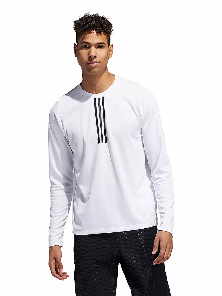 ADIDAS | Herren Sweater 3-Streifen | weiss