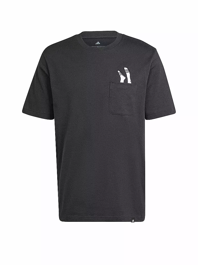 ADIDAS | Herren T-Shirt Slide | schwarz