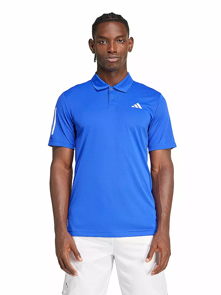 ADIDAS | Herren Tennispolo Club 3-Streifen | blau