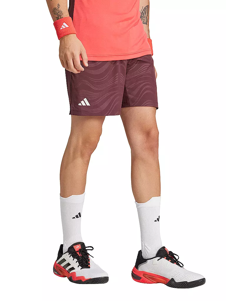 ADIDAS | Herren Tennisshort Ergo Pro | dunkelrot