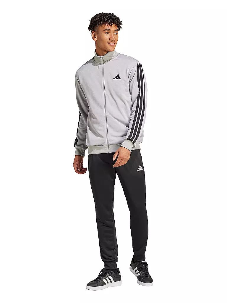 ADIDAS | Herren Trainingsanzug 3S FT TT TS | grau