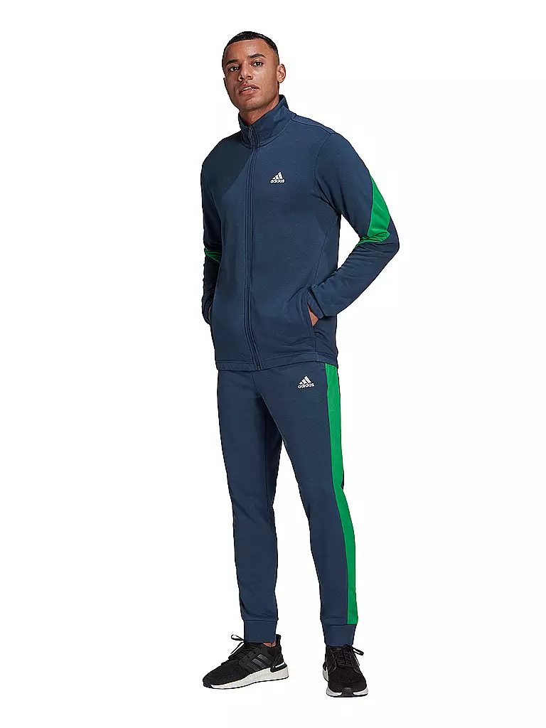 ADIDAS | Herren Trainingsanzug Sportswear Cotton | blau