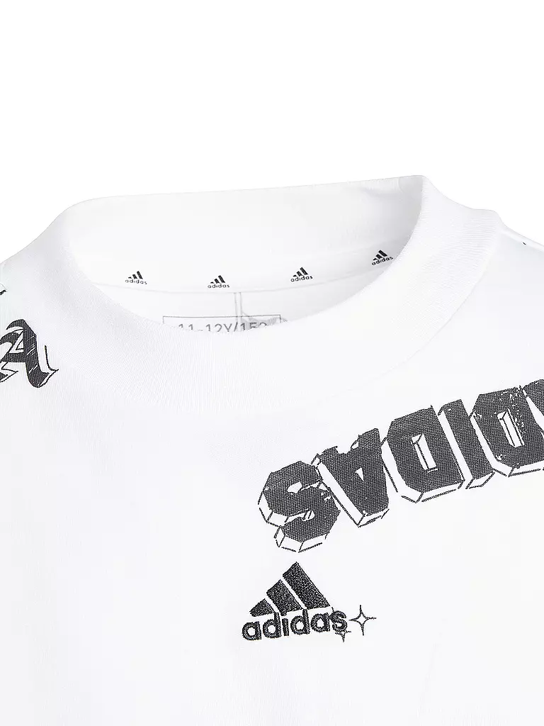 ADIDAS | Jungen T-Shirt Brand Love Allover Print | weiss