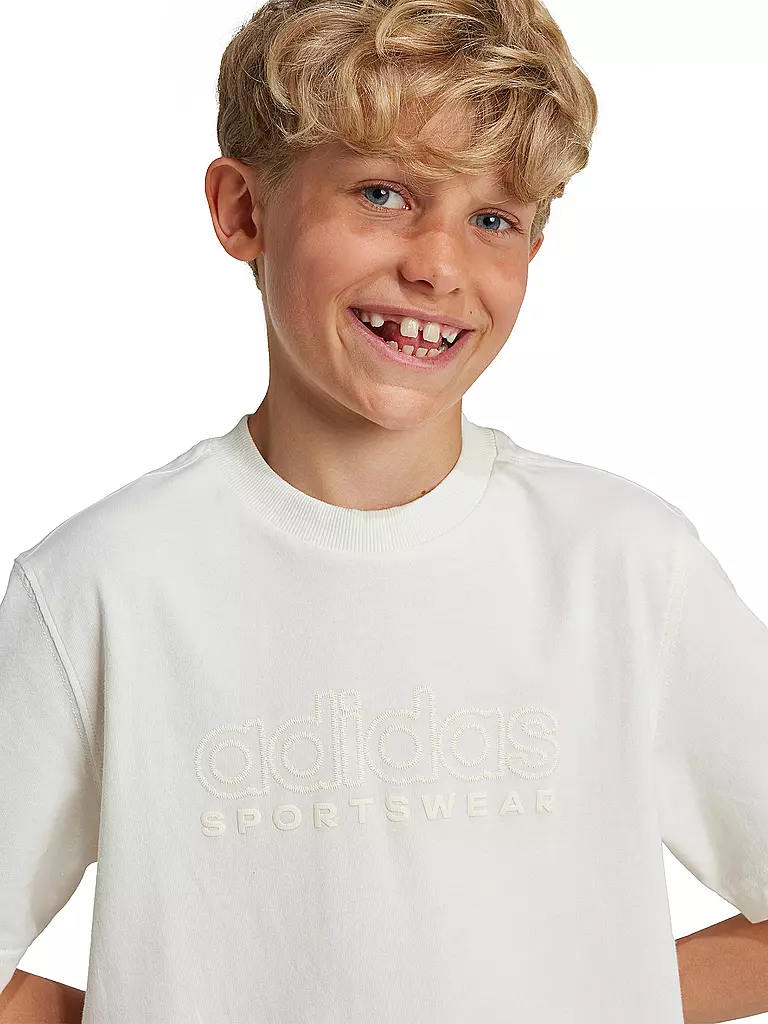 ADIDAS | Kinder T-Shirt Train Essentials Seasonal Print | weiss