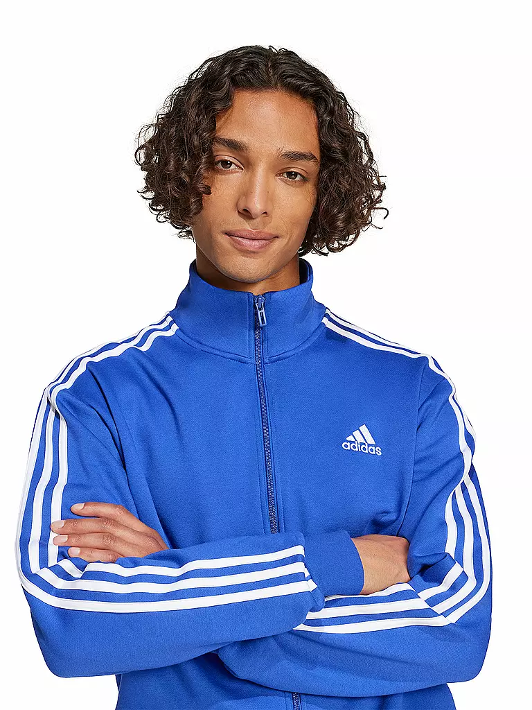 ADIDAS | Trainingsanzug Basic 3-Streifen | dunkelblau