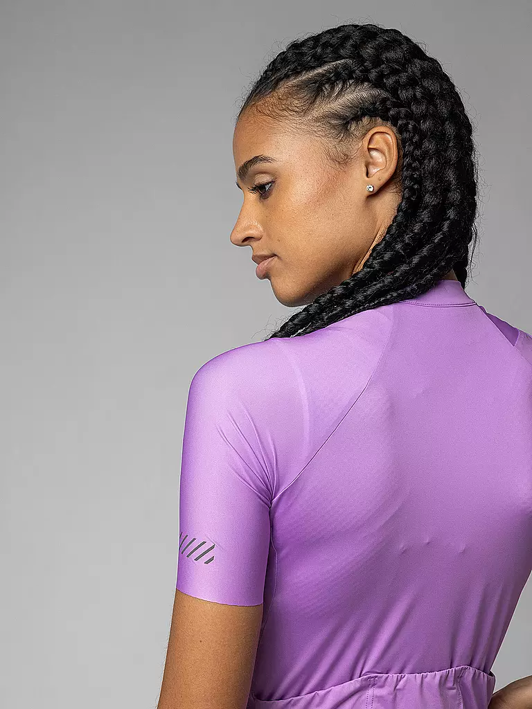 ALE | Damen Radtrikot Color Block | rosa