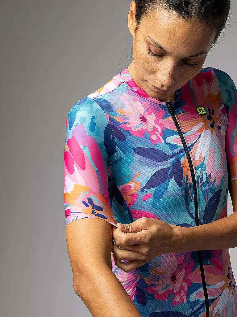 ALE | Damen Radtrikot Jardin | bunt