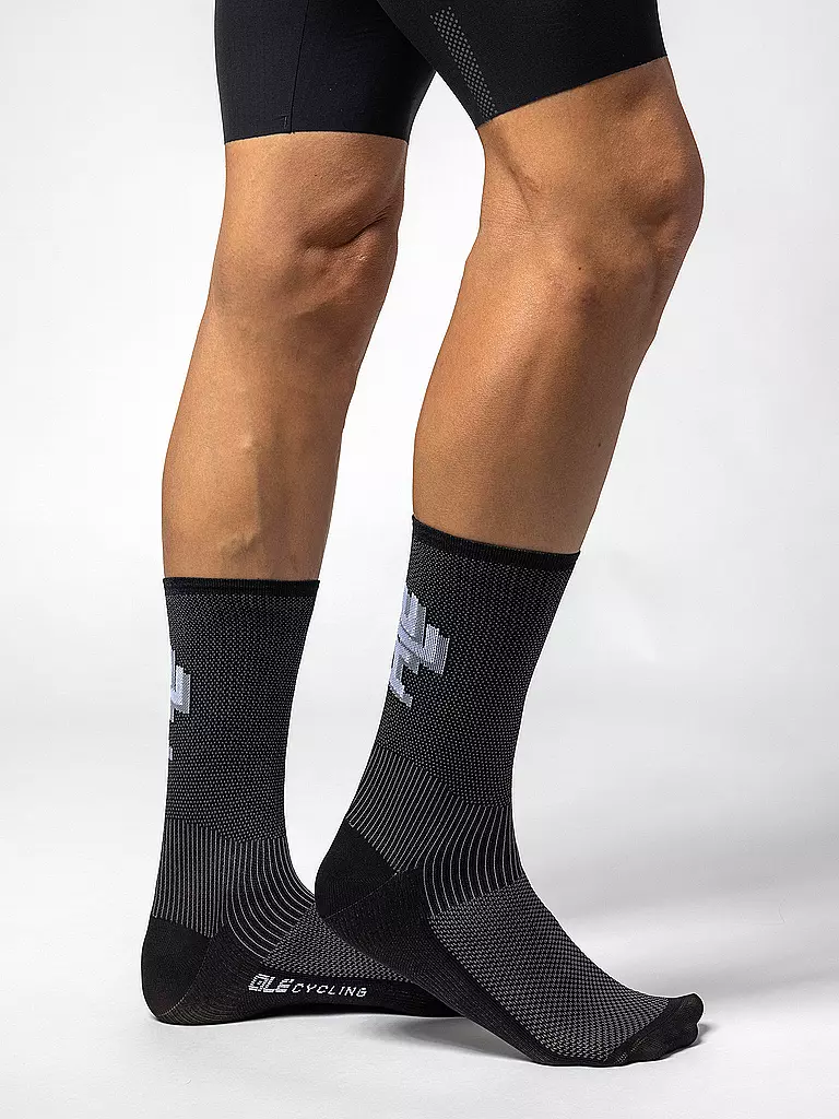 ALE | Herren Radsocken Sauvage | schwarz