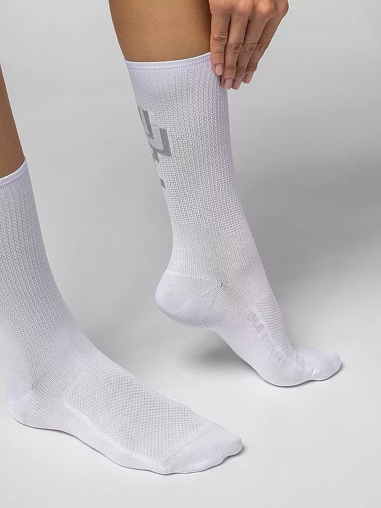 ALE | Herren Radsocken Sauvage | weiss