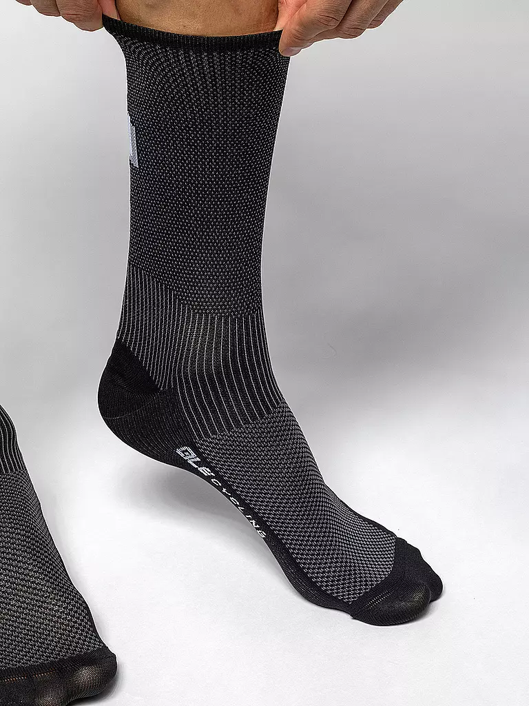 ALE | Herren Radsocken Sauvage | schwarz