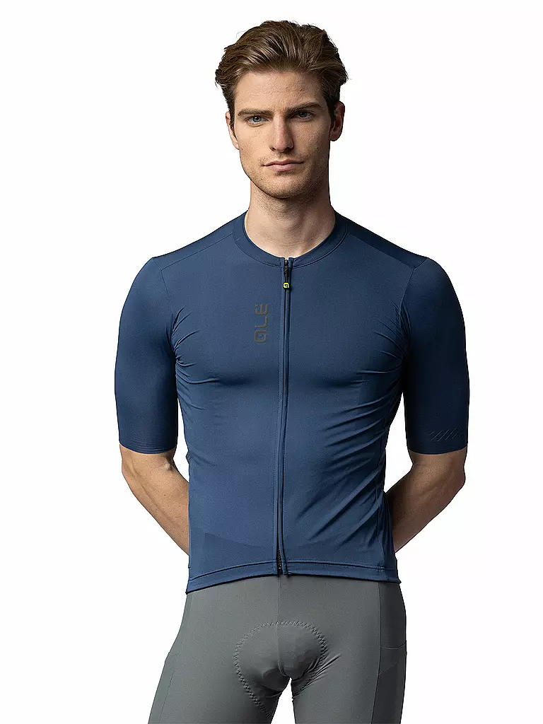 ALE | Herren Radtrikot Color Block Off Road | dunkelblau