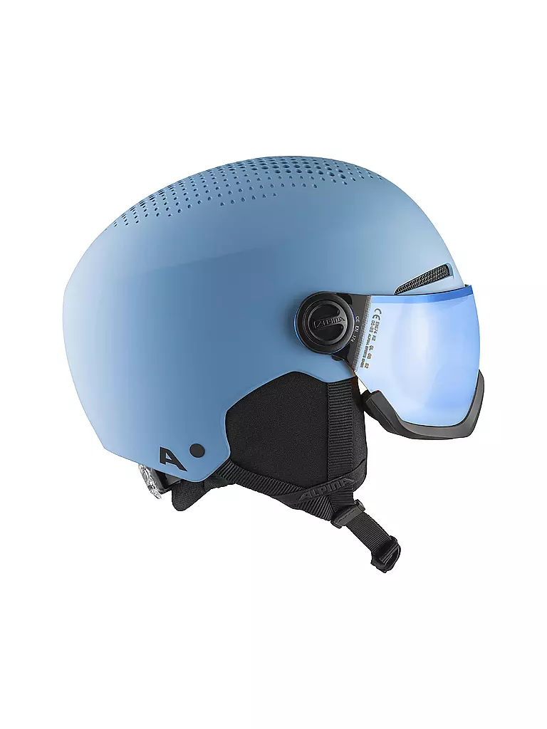 ALPINA | Kinder Skihelm Zupo Visor Q-Lite | blau