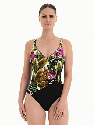 ANITA | Damen Badeanzug Elea Green Tropics