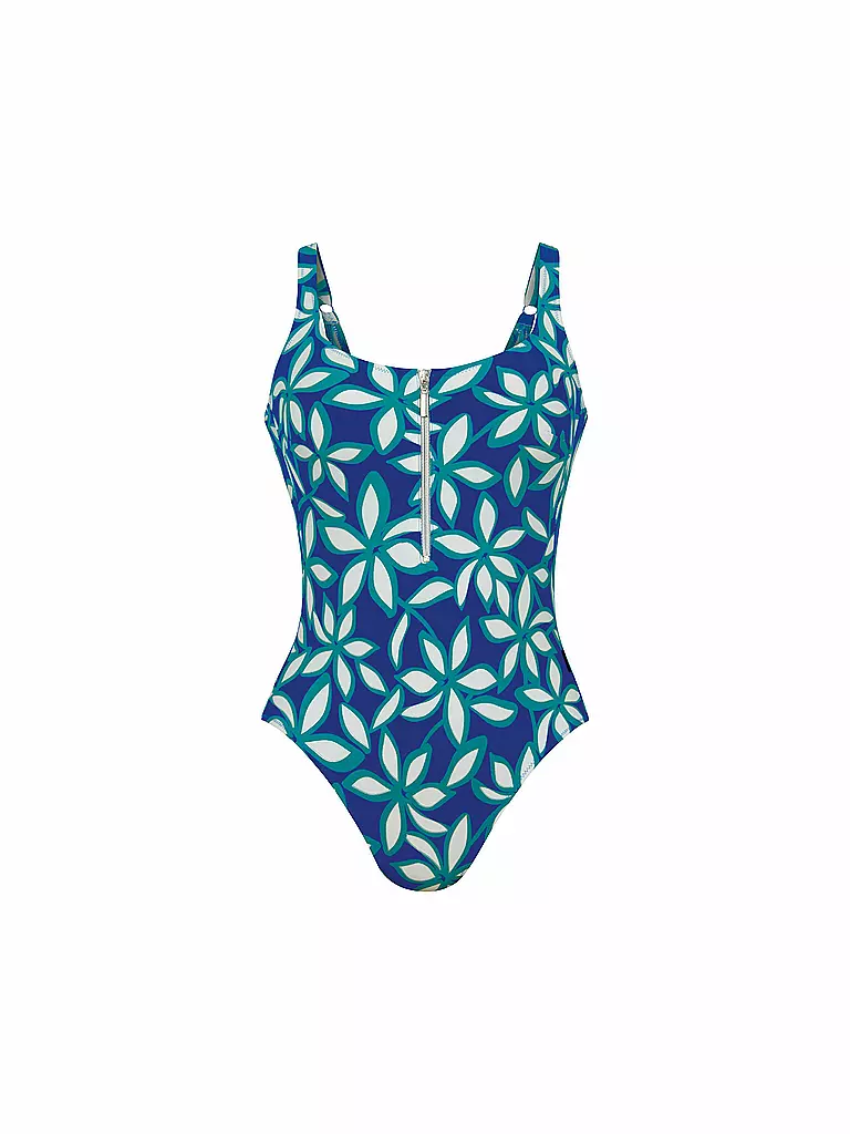 ANITA | Damen Badeanzug RF-Beach Blossom | blau