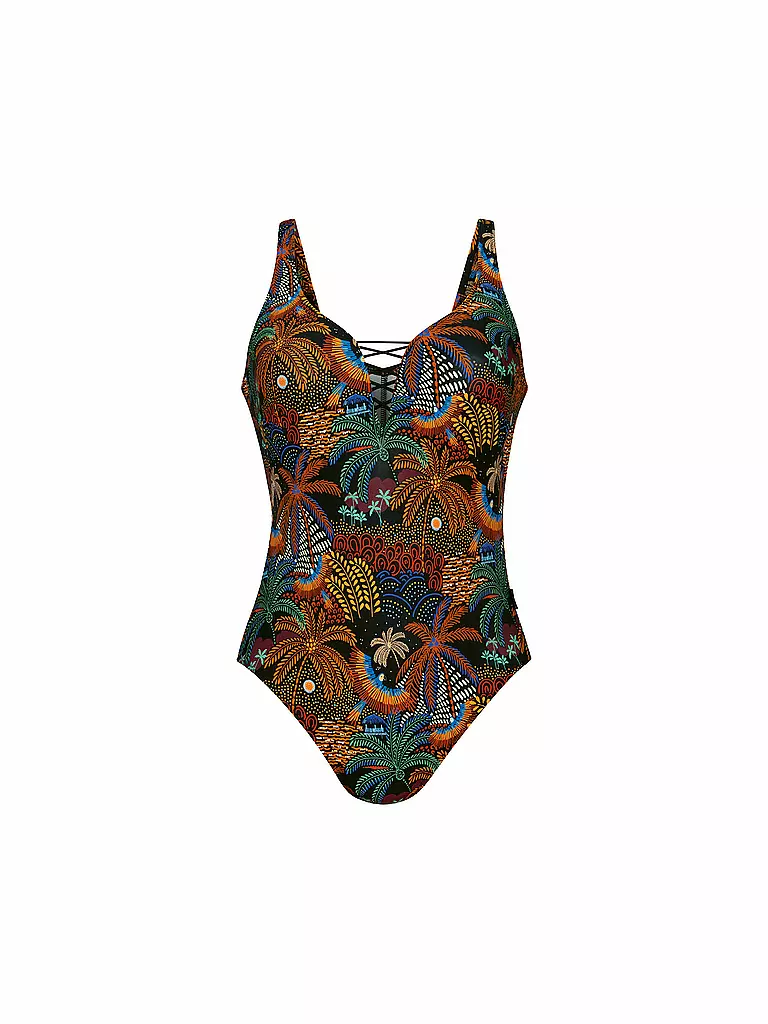 ANITA | Damen Badeanzug RF-Tropical Nights | braun