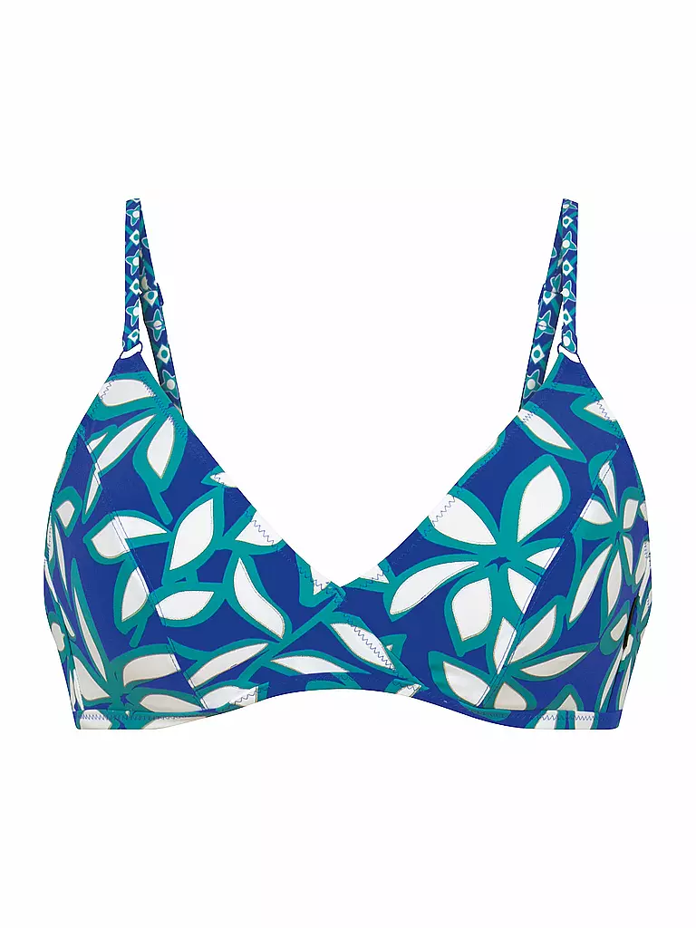 ANITA | Damen Bikinioberteil RF-Beach Blossom | blau