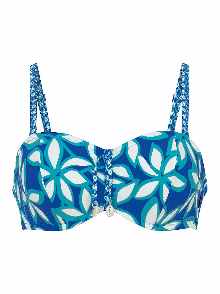 ANITA | Damen Bikinioberteil RF-Beach Blossom | blau