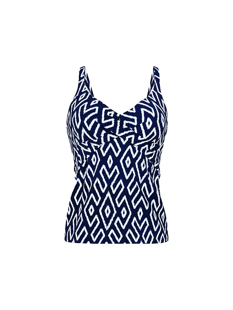 ANITA | Damen Tankini Tribal Monotones | dunkelblau