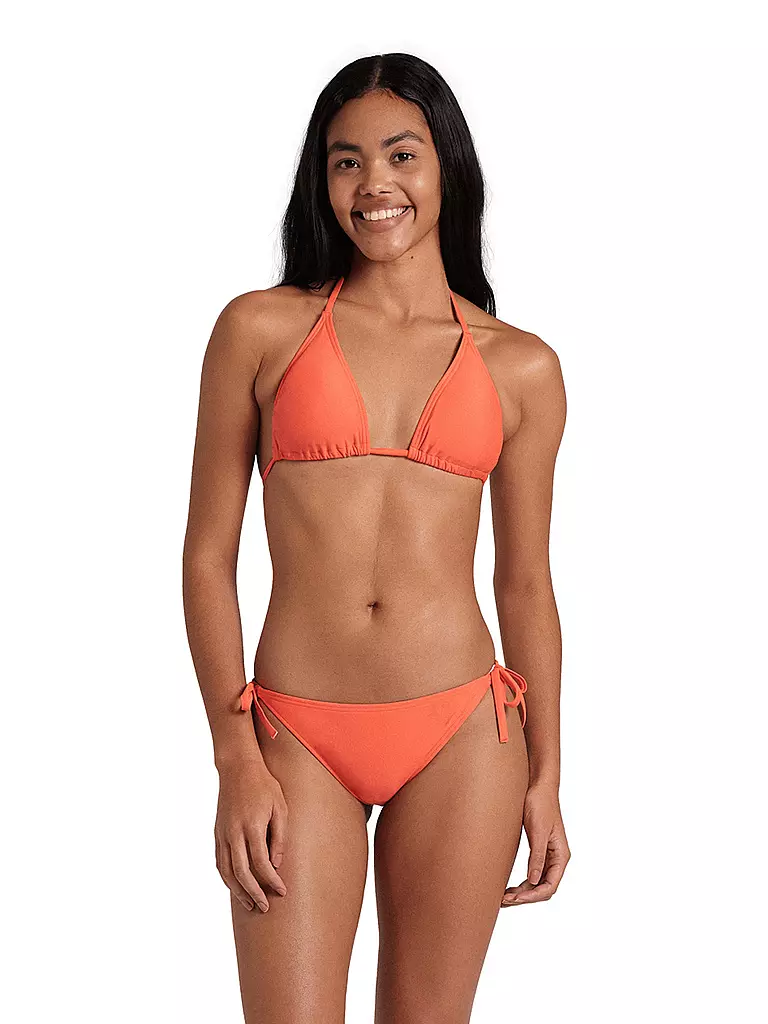 ARENA | Damen Bikini Team Stripe String | koralle